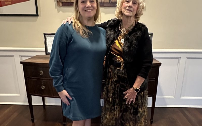 Kathy and Leslie
