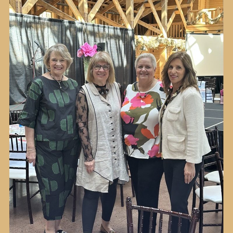 Committee Chairs photo left to right, Helen, Nancy, Mary and Paulina.